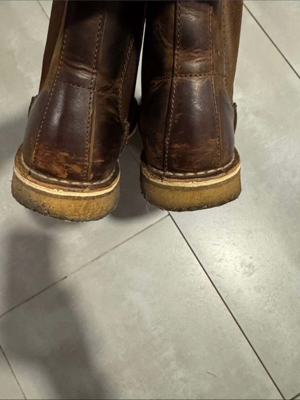 Clarks Men's Brown Leather Chukka Boots